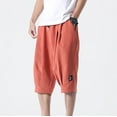 thumbnail image 2 of EQWLJWE Men'Sclassic Twill Relaxed Fit Casual Wear Pocket Shorts Pants, 2 of 6