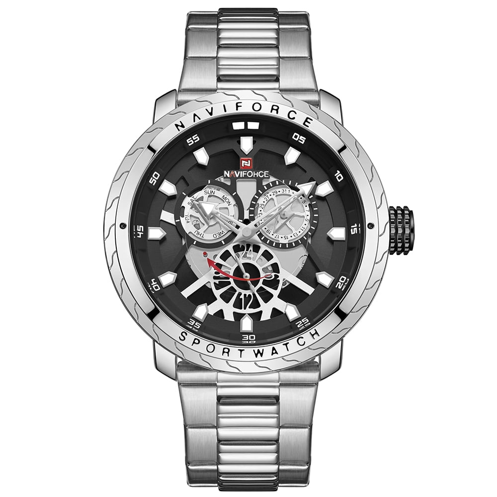 naviforce stainless steel watch