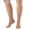 Light Beige, variant on Ames Walker AW Style 280 Signature Sheers 20-30 mmHg Firm Compression Closed Toe Knee High Stockings Beige Large
