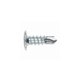 thumbnail image 2 of Set of 100 self-drilling self-drilling sheet metal screws 4.2x19mm with large domed head - with PH/cruciform recess - silver color, 2 of 4