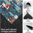 thumbnail image 3 of Dark Blue Christmas Santa Pattern Kitchen Rugs Sets Of 3,Kitchen Runner Rugs Non Skid Washable,Decorative Kitchen Floor Mats for Kitchen,Sink,Laundry,17"x30"+ 17"x47" + 17"x59", 3 of 6
