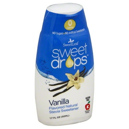 Sweetleaf Sweet Drops Liquid Stevia Sweetener, Natural Vanilla, 1.7 (Best Tasting Stevia Drops)