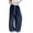 Navy, variant on cocolona Womens Summer Casual Wide Leg Pants Loose Elastic Lace Waist Drawstring Lounge Palazzo Pants with Pocket