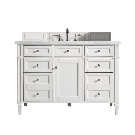 James Martin Vanities 655-V48-3Car Brittany 48" Free Standing Single Basin Poplar Wood