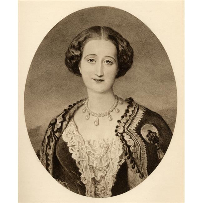 Maria Eugenia Ignacia Augustina Palafox De Guzman Portocarrero & Kirkpatrick 9th Countess of Teba 1826-1920 Empress Eug Poster Print - 13 x 16