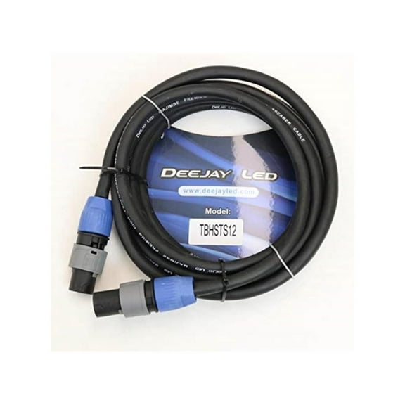 Deejay LED STS12 12foot Speakon To Speakon Cabl