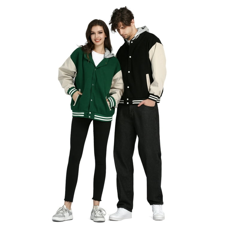 1PA1 Varsity Jacket for Men and Women, Bomber Baseball