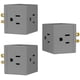 thumbnail image 1 of GE 3-Outlet Extender, 3 Pack, Grounded Wall Tap, Adapter Spaced, 3-Prong, Multiple Plug, Power Split, 1 of 6