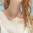thumbnail image 3 of HAHDAXIA Collier Ras du Cou avec Pendentif Cœur Initiale en Argent Sterling 925 pour Femmes, 3 of 7