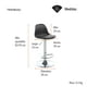 thumbnail image 3 of SET DE 4 BANCOS TIPO EAMES COLOR NEGRO, 3 of 6