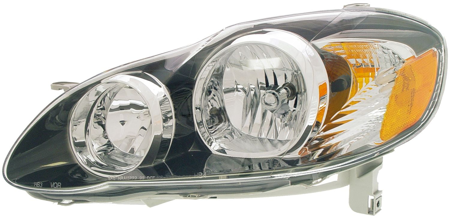 Dorman 1591167 Driver Side Headlight Assembly for Specific Toyota Models Fits select: 2005-2008 TOYOTA COROLLA CE/LE/S