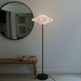 thumbnail image 6 of Brightech Atlas Tall Floor Lamp with Unique Resin Shade & LED Bulb, Elegant Lamp for Living Rooms & Offices, LED Floor Lamp, Modern Standing Lamp for Bedroom, Great Living Room Décor - Black, 6 of 13