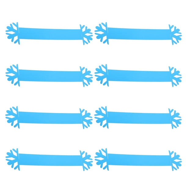 KAKOWELY 20 broches únicos para servilletas, elegantes anillos para servilletas, adornos para servilletas con forma de copo de nieve