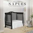 thumbnail image 5 of Dream On Me Naples 4-in-1 Convertible Mini Crib, Black, 5 of 13