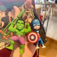 thumbnail image 5 of Llavero con forma de muñeco de Spider-Man de Marvel, figuras de acción, colgante de los Vengadores, Capitán América, juguetes kawaii, llavero para bolso o coche, regalos de cumpleaños, 5 of 5