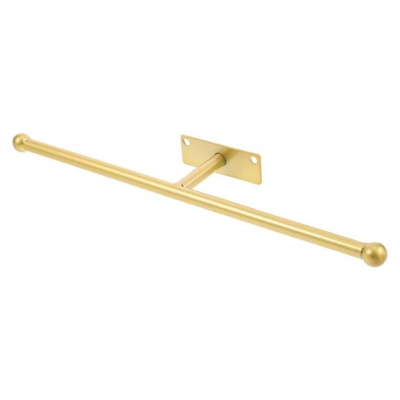 Golden Iron Wall Mounted Multifunctional Jewelry Organizer with Antislip Design for Storage 6.5