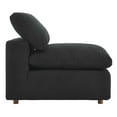 thumbnail image 3 of Modular Modular Sofa Chair, Black, Fabric, Living Kitchen Cafe Bistro Hospitality Restaurant, Modern Contemporary HB34618, 3 of 9