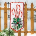 thumbnail image 2 of Classic Candy Cane Trio Everlasting Impressions Textile Décor, 2 of 2