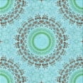 thumbnail image 1 of Ahgly Company Indoor Square Patterned Tron Blue Area Rugs, 5' Square, 1 of 6