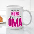 thumbnail image 3 of CafePress - BEST MOMS GET PROMOTED TO OMA Mugs - 11 oz Ceramic Mug - Novelty Coffee Tea Cup, 3 of 4