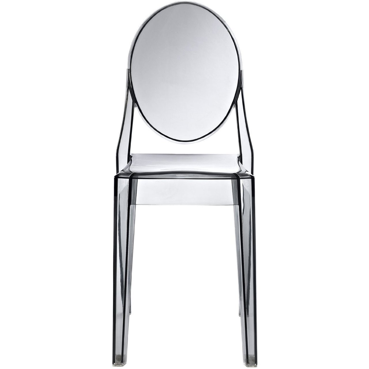 transparent side chair