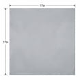 thumbnail image 6 of 12-Pack Cloth Napkins, Cotton Washable and Reusable - Ideal for Restaurant, Weddings, Events, Parties, Dining Table Gray 17x17inch, 6 of 6