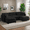Dark Gray, variant on Puremind 112“ Modular Sectional Sofa with Movable Ottomans, Chenille U Shaped Sofa Cloud Couch for Living Room/Apartment, Dark Gray