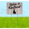 thumbnail image 1 of Born & Raised Idaho (18" x 24") Yard Sign, Includes Metal Step Stake, 1 of 6