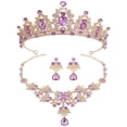 thumbnail image 1 of Shisuyan Bridal Jewelry Set Zinc Alloy Rhinestone 1 Set 5.9x5.9x2.4in, 1 of 7