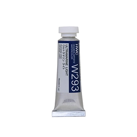 Holbein Artist's Watercolor 15ml Tube (Ultramarine Light) W293