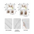 thumbnail image 6 of Spring Easter Kitchen Curtains Sets 36 Inch Length with Valance, Bunny Botanical Garden Floral Basket Swag Valances and Tiers Curtain Set Drapes Swag Curtains for Living Room, Bathroom, Bedroom, Cafe, 6 of 6