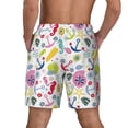 thumbnail image 4 of Goofa Undersea Seahorse Printed Men's Swim Trunks Board Shorts Quick Dry Mens Swimming Trunks with Compression Liner,Breathable Fit Hawaii Beach Shorts-XX-Large, 4 of 9