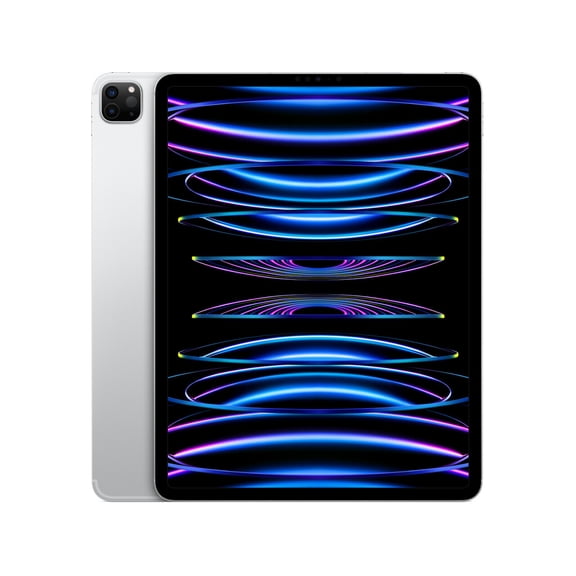 Restored Apple iPad Pro 12.9-inch (6th Generation): with M2 chip, Liquid Retina XDR Display, 512GB, Wi-Fi 6E + 5G Cellular, 12MP front/12MP and 10MP Back Cameras, Face ID, All-Day Battery Life - Silver