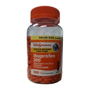 Ibuprofen 200mg Pain Reliever/Fever Reducer Walgreens 500 caplets