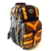 Buck Transport Tactical Black Bag Orange Straps Multiple Compartment & Pocket