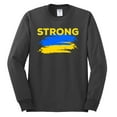 thumbnail image 2 of Ukranian Strong Vintage Mens Long Sleeve Shirt, Charcoal, Large, 2 of 4