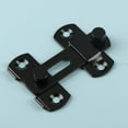 thumbnail image 5 of 1 pcs Stainless Steel Door Lock, Small Door Latch Lock Flip Lock Safety Door Bolt Lock, Door Frame Latch, Black, 5 of 8