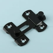 1 pcs Stainless Steel Door Locks Latch, Sliding Door Lock Flip Lock Gate Latch, Security Door Bolt Lock, Black
