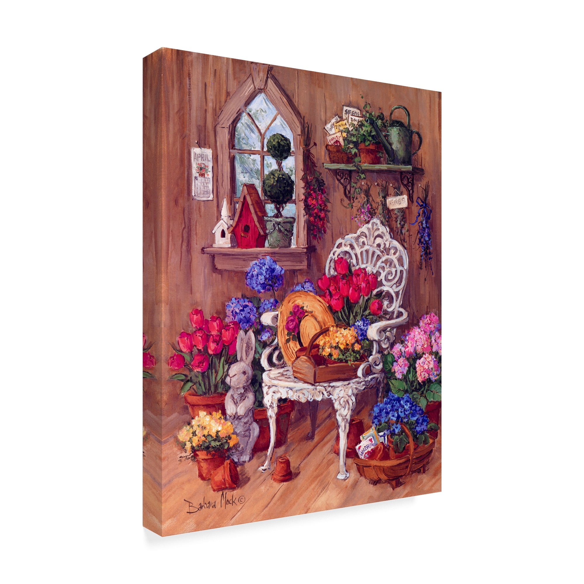 Trademark Fine Art 'Victorian Shed' Canvas Art by Barbara Mock