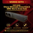 thumbnail image 2 of QPower Dual 8" Underseat Sub Box - Chevy Silverado Crew Cab, GMC Sierra Crew Cab 2007-2026, 2 of 7