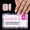 150 Pcs Short - 04, variant on Pink French Gel Nail Tips, Short Round Soft Gel Nail Tips, French Tips Press on Nails, 150 Pcs Box of DIY False Nails, 15 Sizes