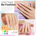 thumbnail image 6 of modelones Gel Nail Polish Set, 36 Pastel Rainbow Colors 7ML Soft Pink Red Green Summer Neon Gel Polish Glitter Nude Soak Off LED Gel Nail Polish Kit Nail Art for Starter DIY Holiday Gift, 6 of 9