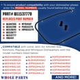 thumbnail image 3 of Whole Parts Dishwasher Heating Element Assembly Part# W11537778 - Replacement & Compatible with Some Jenn Air, Kitchen Aid, Kenmore, Maytag and Whirlpool Dishwashers, 3 of 6
