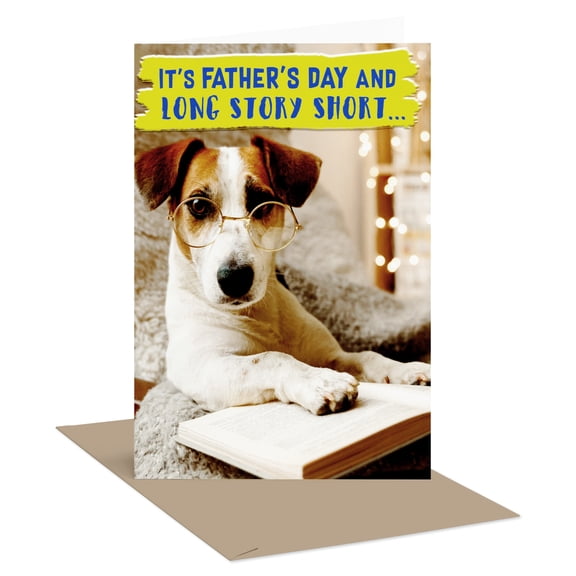 American Greetings Dog Father's Day Card for Dad (You're One Awesome Dad)