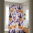 thumbnail image 7 of Halloween Purple Pumpkin Shower Curtain, Holiday Bathroom Decor, Polyester Fabric Waterproof Machine Washable, Halloween Home Party Decoration, 72 x 72 Inches, 7 of 7