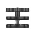 thumbnail image 2 of Underwater 1" Ball Clamp Butterfly Clip Arm Dual Holder Mount for Underwater Photography Diving Light System for  Action Camera Flashlight Arms System, 2 of 7