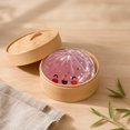 thumbnail image 7 of HOXZODT Giant Glitter Dumpling Squishy 3.15 Inch with Steamer, Cute Purple Baozi Squeeze Fidget Toy, Stress Relief Sensory Toy for Kids Adults Party Gift Desktop Decor, 7 of 7
