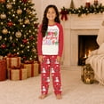 thumbnail image 4 of Lvotionpl Match Family Christmas Pjs, Matching Christmas Pajamas Long Sleeve Top & Pants Set Matching Holiday Family Pajama Xmas Sets, 4 of 5