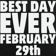 thumbnail image 3 of CafePress - Best Day Ever February 29Th Long Sleeve T Shirt - Women's Long Sleeve Graphic Tee Casual Fit, 3 of 4