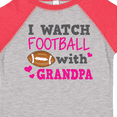 thumbnail image 4 of Inktastic I Watch Football with My Grandpa Girls Toddler T-Shirt, 4 of 5
